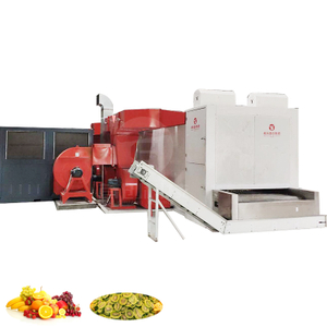 Large drying input conveyor oven mango apple konjak cassava chips dryer machine dry fruit machine 