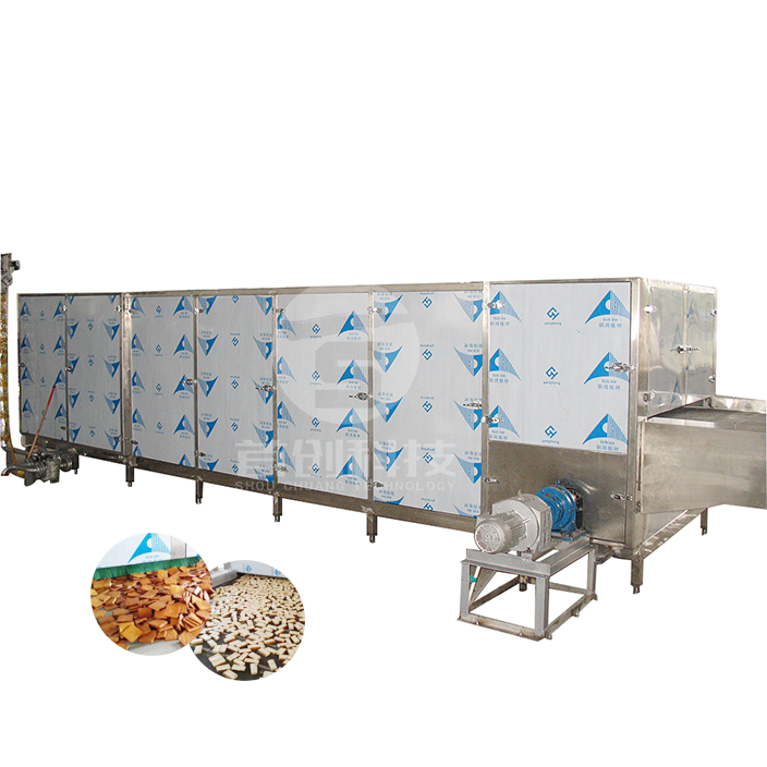 Large drying input conveyor oven mango apple konjak cassava chips dryer machine dry fruit machine 